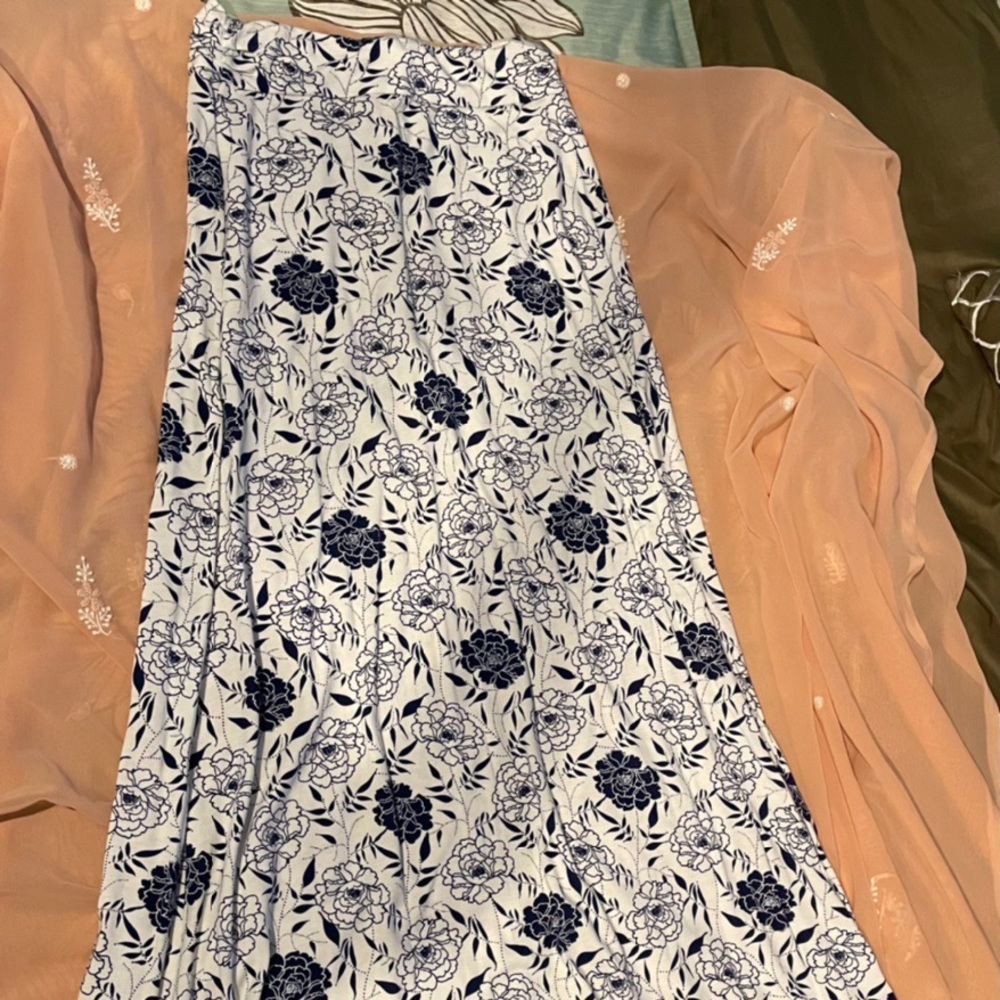 Alternative apparel Floral maxi skirt